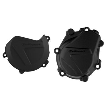 Защита крышки сцепления + зажигания SX F FC FE 450 (c16), Polisport Black - миниатюра 1