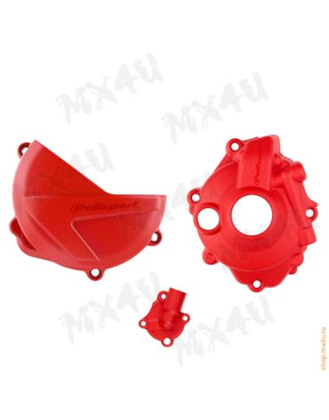 Защита крышки сцепления зажигания и помбы CRF250R CRF250RX 18 25 красная