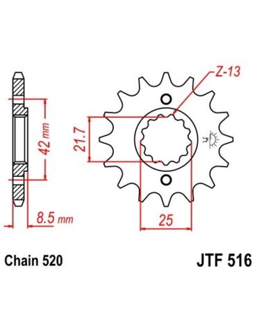 Звезда ведущая JTF516.14