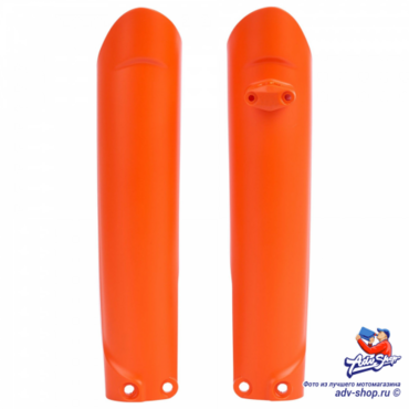 Polisport защита вилки оранжевая SX125 500 15-> EXC 16-> (OEM 7770109410004) 8398600001 - миниатюра 1