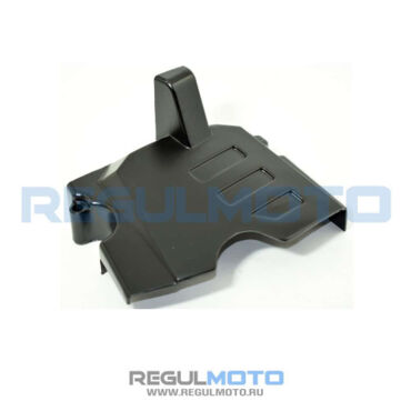 Крышка левого картера (ведущей звезды) SK150 20, SK125, RM 125 черн.  - миниатюра 1