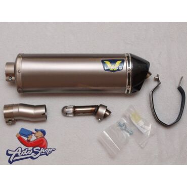 Wings Titanium Mufflers прямоточный титановый выхлоп (silver) 701 ( 16 20 ) - миниатюра 1