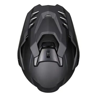 Шлем кроссовый со стеклом O'NEAL D SRS Solid V24, мат. черный - миниатюра 1