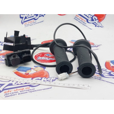 KTM / HQV теплые ручки ( грипсы + блок ) 890 Adv 21 23 / 790 Adv 23 / 901 Norden 22 23 (  63712964088 ) - миниатюра 1