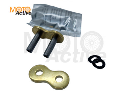 Цепь привода CZ Chains 525 SDZZ Gold - 120 (Active Ring, усиленная) - фото 1
