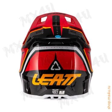 Шлем 7.5 V26 Thermoplastic + 4.5 очки Velocity - Красный - миниатюра 1
