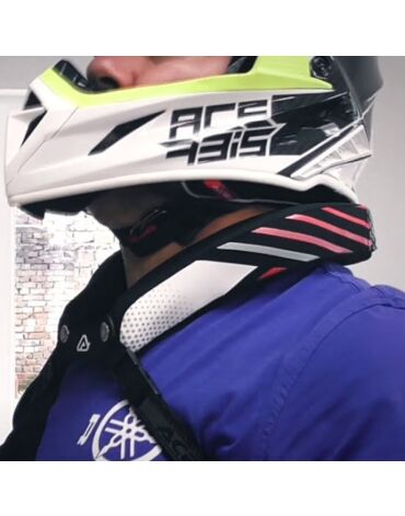 Защита шеи Acerbis X ROLL Черный красный