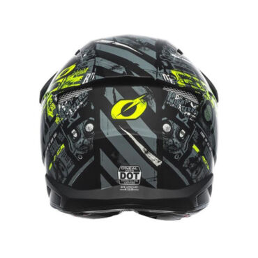 Oneal Кроссовый шлем 3Series Ride Желтый Черный - миниатюра 1