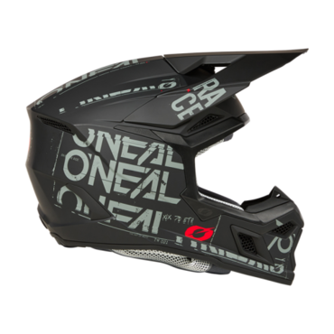 Oneal Шлем кроссовый 3Series Static черный серый - миниатюра 1