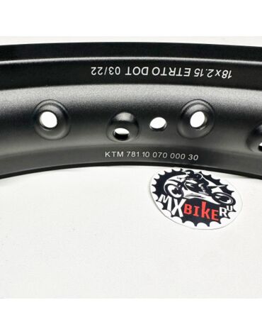 Обод задний черный DID 2,15X18'' KTM EXC/ EXC F 12- / Husqvarna TE FE 14- / GasGas EC EC F 21-