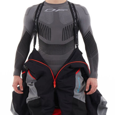 Dragonfly Комбинезон Extreme 2.0 Man Black - Red - Grey 2024 Утепленный - миниатюра 1