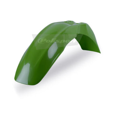 Переднее крыло Polisport под мотоциклы Kawasaki KX65 2000 19 зеленое - миниатюра 1