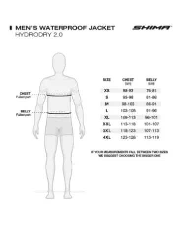 Shima Куртка Дождевик Hydrodry 2.0 Black Fluo