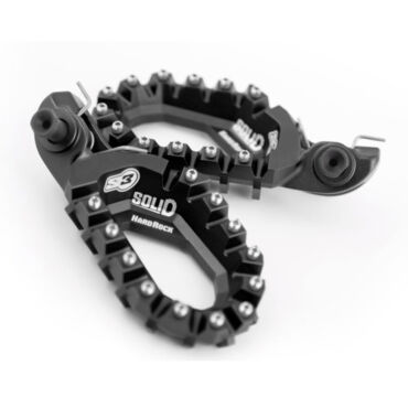 Подножки алюминиевые черные S3 HardRock KTM EXC EXC F 24- / Husqvarna TE FE 24- / GasGas EC EC F 24- - миниатюра 2