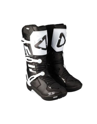 Leatt Мотоботы подростковые 3.5 Black White 2024