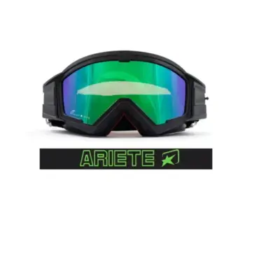 Кроссовые очки (маска) MUDMAX - BLACK / GREEN LENS - миниатюра 1