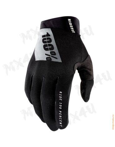 Мотоперчатки Ridefit Glove Black White черные