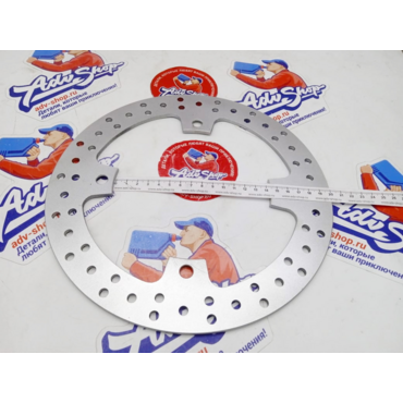 ADVS BRAKE DISK FRONT 256mm тормозной диск перед XL600 XL650 XL700 97 12 // ADV 201F - миниатюра 1