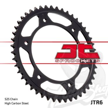JTR 6 42 звезда ведомая стальная  42 зуба  ( болт 8.5mm ) BMW F800GS 08 09 - миниатюра 1