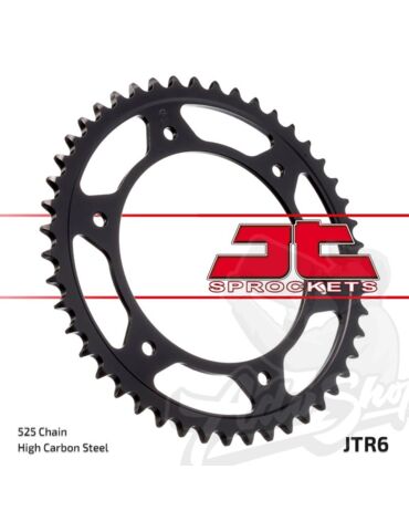 JTR 6 42 звезда ведомая стальная  42 зуба  ( болт 8.5mm ) BMW F800GS 08 09