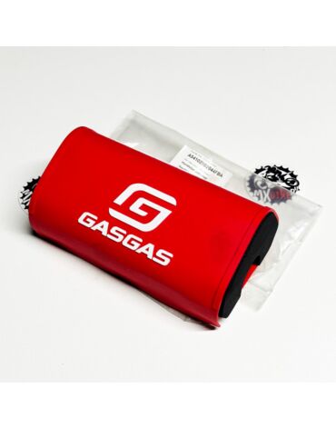 Подушка на руль широкая красная GasGas