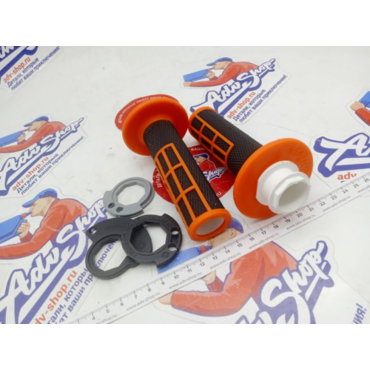 KTM грипсы с открытыми торцами SX / EXC TPI / freeride 17 23 ORANGE / BLACK ( 79002923000 ) - миниатюра 1