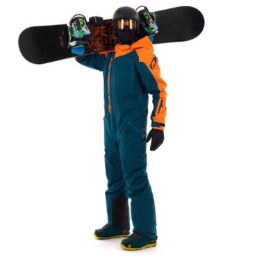 Dragonfly Комбинезон Gravity Premium MAN Dark Ocean - Orange 2024 - миниатюра 2