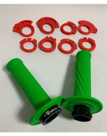 Грипсы RTech R20 LOCK ON зеленые неон