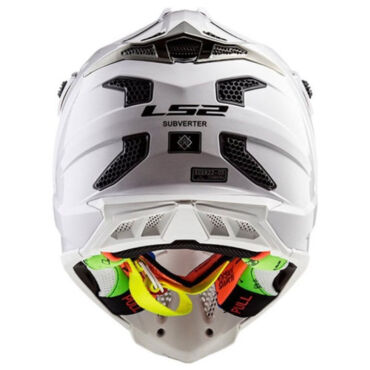 LS2 Мотошлем MX700 Subverter Evo Solid Белый - миниатюра 1