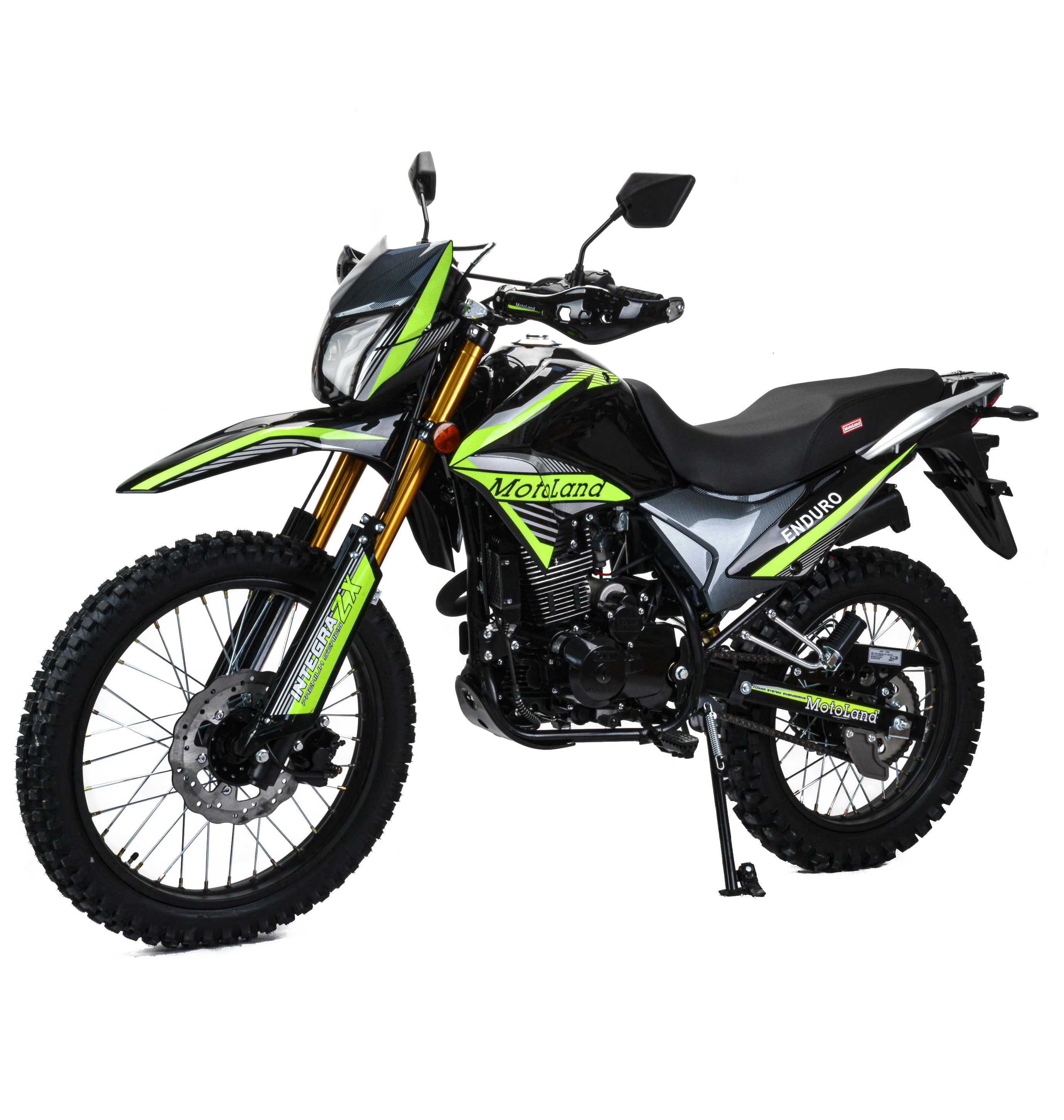 Мотоцикл кроссовый Motoland 300 ENDURO ST NEON зеленый
