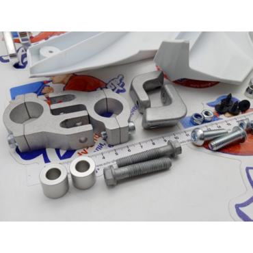 KTM защита рук алюминиевая ( руль 28 mm ) ( белый ) 790 890 Adv 19-> ( 63502979000AB = 63502979020 + 76502979144 + 76502979050AB ) - миниатюра 1