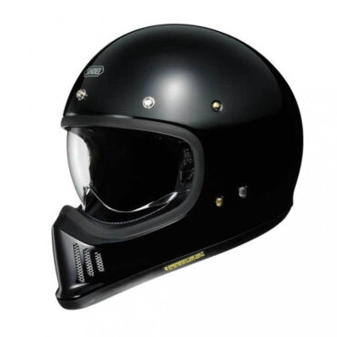 Shoei Мотошлем EX ZERO Plain черный глянцевый - миниатюра 1