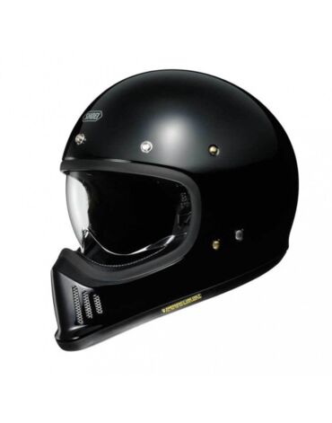 Shoei Мотошлем EX ZERO Plain черный глянцевый