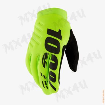 Перчатки детские утепленные Brisker Glove Fluo Yellow - миниатюра 1