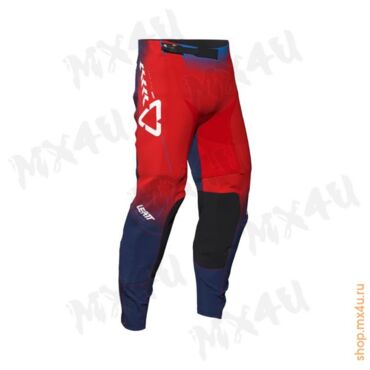 Штаны детские для мотокросса 4.5 Royal Blue Red V26 - миниатюра 1