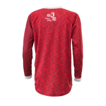 Мотоджерси подростковая GASGAS OFFROAD EDRIVE Kids Jersey, red black (YM, Детская Кросс эндуро) - миниатюра 1