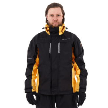 Dragonfly  Мембранная куртка Quad Pro Black - Yellow 2023 - миниатюра 1