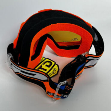 Очки Progrip 3204 FL Orange Fluo Matt Multilayer Mirror Green Lens (синяя зеркальная линза 3246) - миниатюра 2