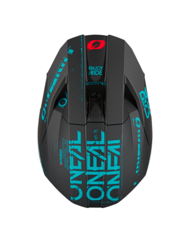 Oneal Шлем кроссовый 3Series Static черный бирюзовый