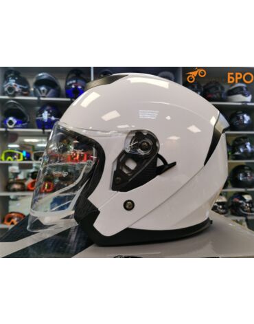 Шлем открытый AiM JK526 white glossy
