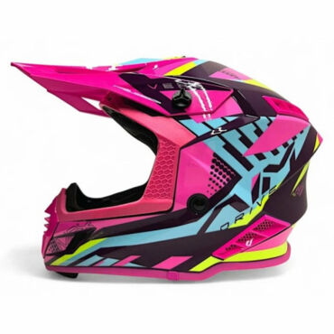 AiM Шлем RH855 (Fiber Glass) Vexo Purple Pink - миниатюра 3