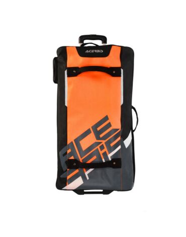 Сумка дорожная на колесах Acerbis VOYAGER серо оранжевая (105 L)