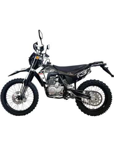 Эндуро / кроссовый мотоцикл BSE Z3 Y Black White Stinger