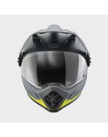 Шлем дорожный HUSQVARNA MX 9 ADVENTURE MIPS® HELMET, grey yellow (XL, Взрослая  Дорожная)