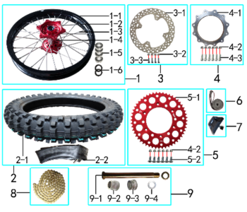 Диск тормозной задний 240x121x4мм М6х4х140мм CRF.527.0130 - миниатюра 4