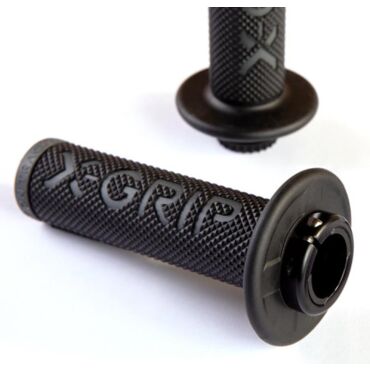Грипсы X GRIP Lock On серые c закрытым торцом - миниатюра 3