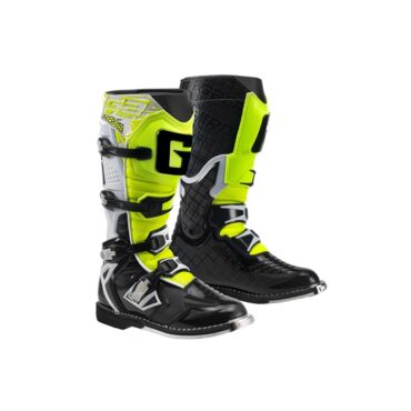 КРОССОВЫЕ МОТОБОТЫ Gaerne G React Goodyear White Black Yellow 2180 019 - миниатюра 1