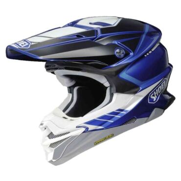 Shoei Мотошлем VFX WR 06 Jammer сине бело черный - миниатюра 1