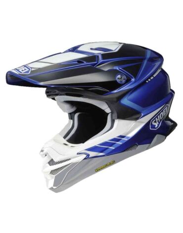 Shoei Мотошлем VFX WR 06 Jammer сине бело черный