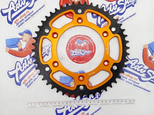 KTM Звезда ведомая 48 зубов двух компонентная ORANGE SX SXF EXC EXCF 95 24 // 690 790 890 Adv 08 24 ( 5841005104804 ) - фото 2